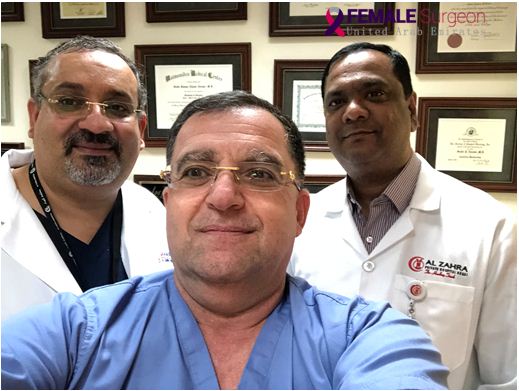 Dr Humaa Darr & Dr Sadir Alrawi with different teams of Al Zahra Cancer Center Dubai 12 Dr Humaa Darr & Dr Sadir Alrawi