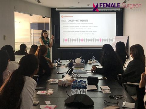 Breast awareness program of Alzahra by Dima abdiljabbar @ zia medical center 4 Breast awareness program