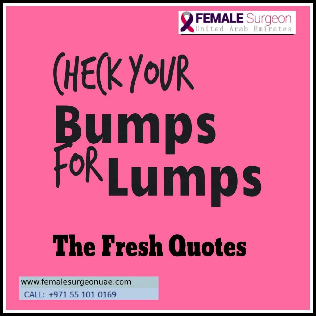 Check your bumps for lumps