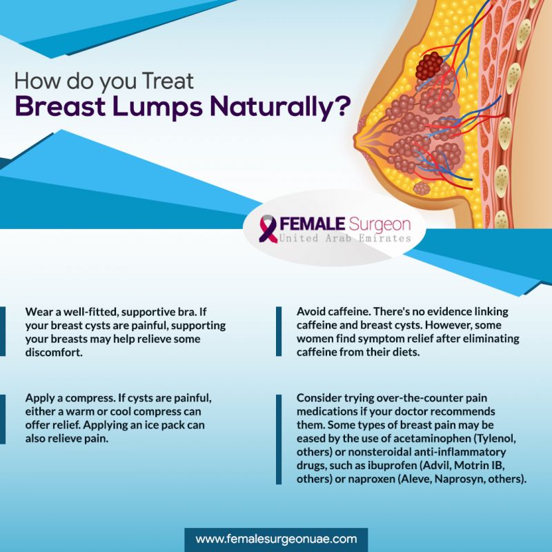 How do you treat breast lumps naturally?