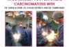HIPEC surgery for peritoneal carcinomatosis with Dr. Sadir Al Rawi, Dr. Khalid Khotech, and Dr. Tamer Madi.