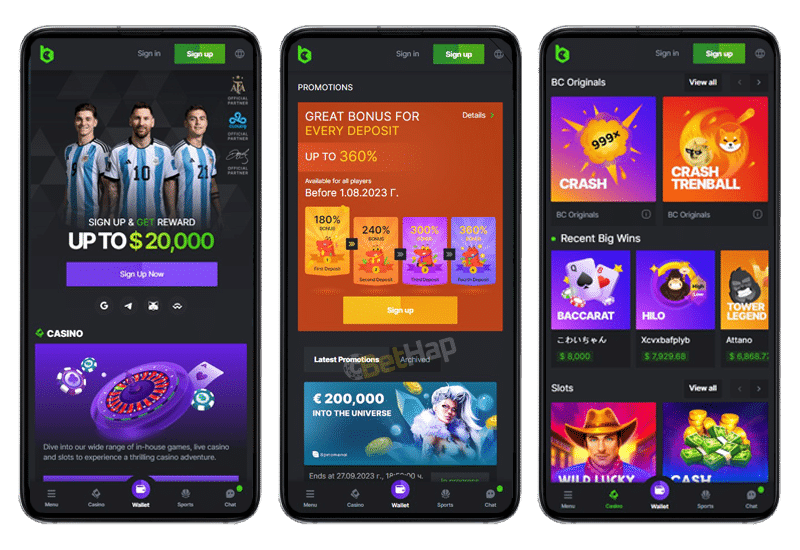 BC Game Ödənişsiz Özəl Oyun Təcrübəsi - App BC Game